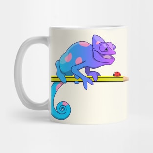 Colorblind chameleon Mug